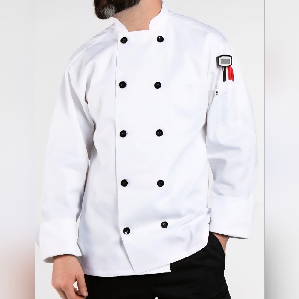 Uncommon Threads Moroccan Chef Coat NWOT
